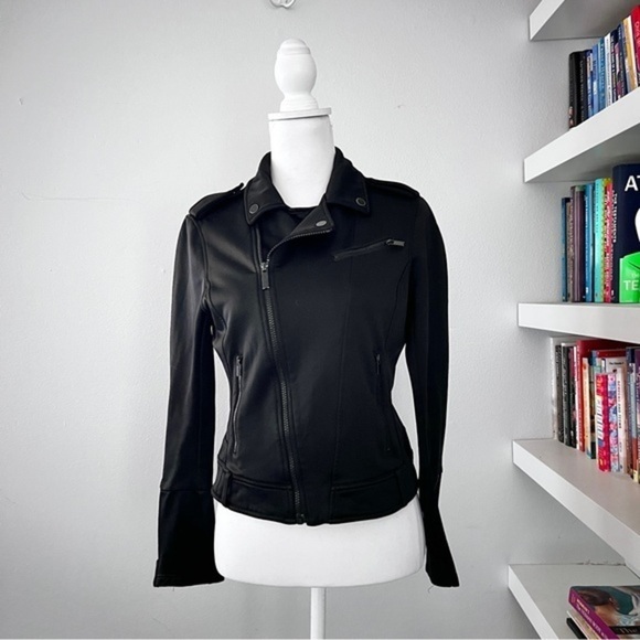 The Kooples Jackets & Blazers - The Kooples Black sport Moto jacket Size Medium no belt